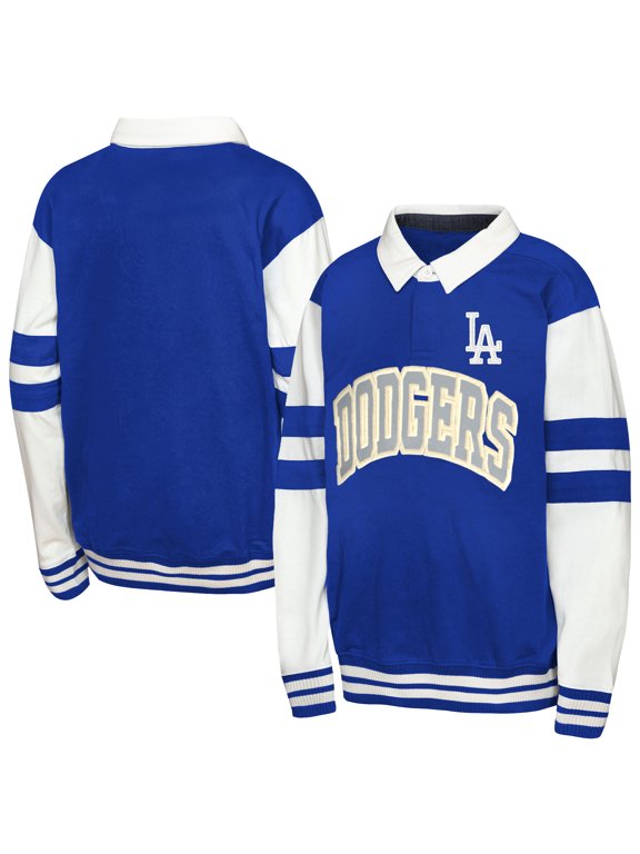 Youth Outerstuff Royal Los Angeles Dodgers Big League Fielder MVP Fashion Sweatshirt