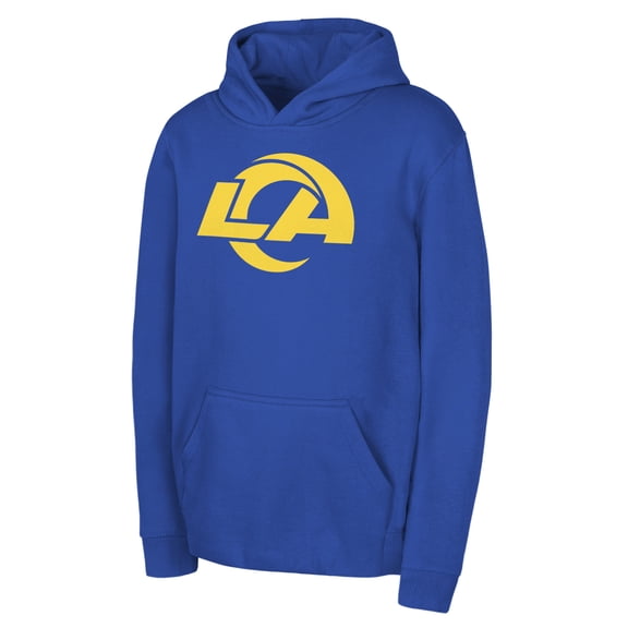 Youth Outerstuff Royal Los Angeles Rams Primary Logo Fleece Hoodie