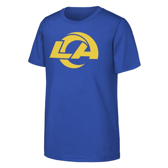 Youth Outerstuff  Royal Los Angeles Rams Primary Logo Short Sleeve T-Shirt