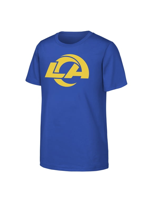 Youth Outerstuff Royal Los Angeles Rams Primary Logo Short Sleeve T-Shirt