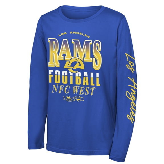 Youth Outerstuff Royal Los Angeles Rams Real Ones Long Sleeve T-Shirt
