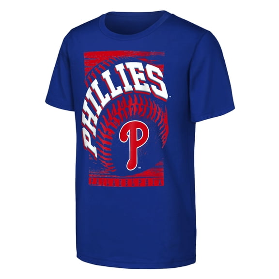 Youth Outerstuff Royal Philadelphia Phillies Speed Pitch T-Shirt
