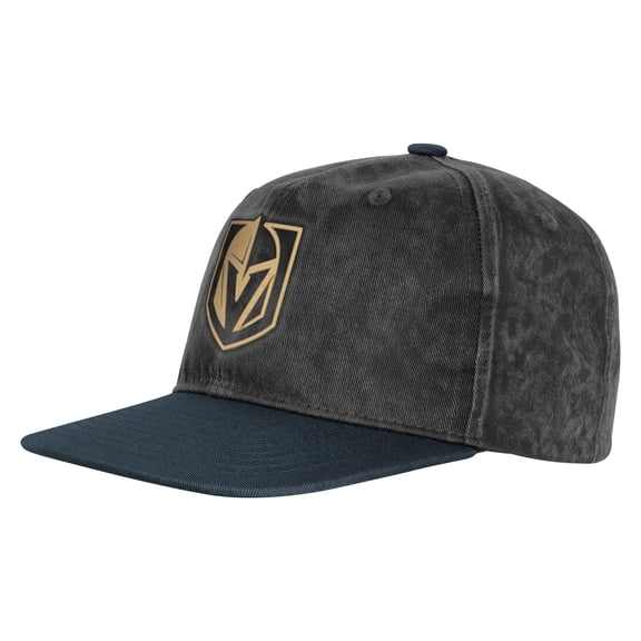 Youth Outerstuff Silver/Black Vegas Golden Knights True Retro Deadstock Adjustable Hat