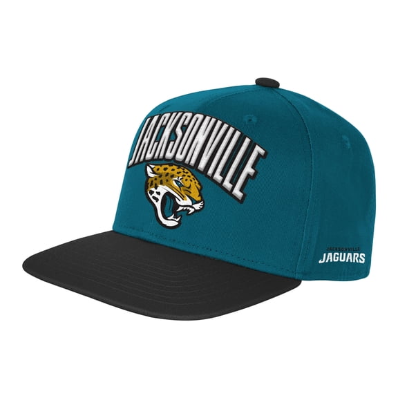 Youth Outerstuff Teal Jacksonville Jaguars Essentials Snapback Hat