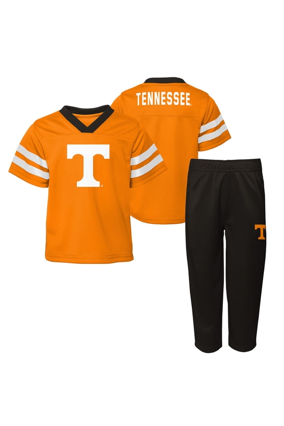 Youth Outerstuff Tennessee Orange Tennessee Volunteers Red Zone Two-Piece V-Neck Top and Pants Set