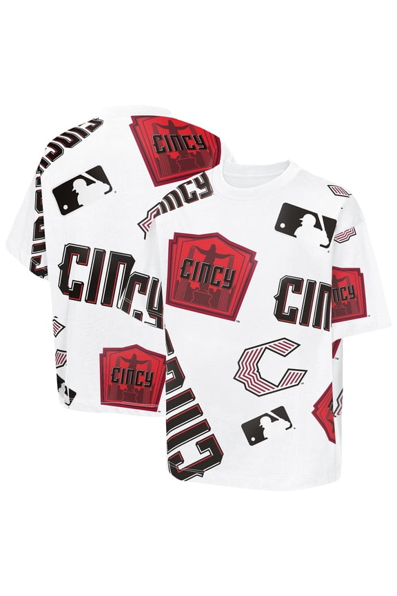 Youth Outerstuff  White Cincinnati Reds 2026 City Connect Circus Catch T-Shirt