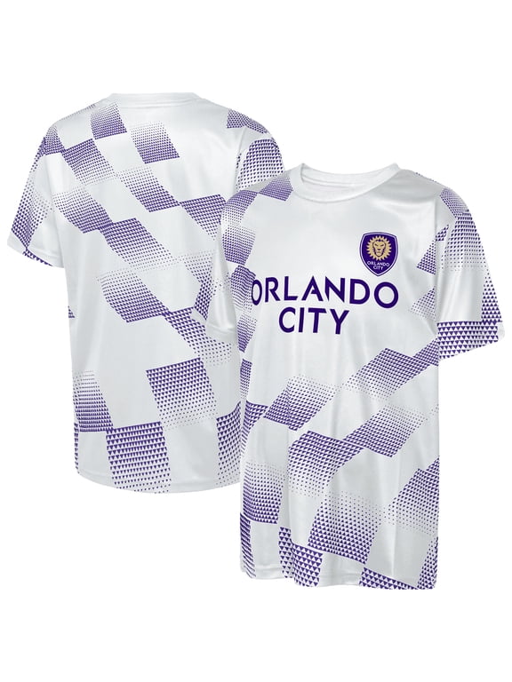 Youth Outerstuff White Orlando City SC Sheer Thrill T-Shirt