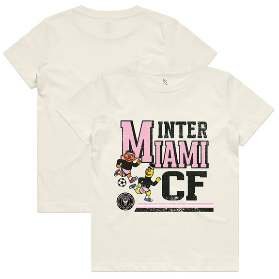 Youth Peace Collective x Sesame Street Cream Inter Miami CF Vintage T-Shirt