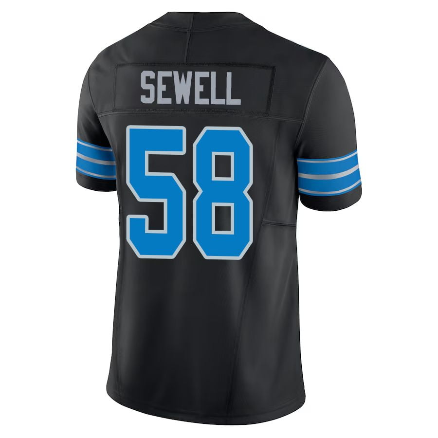 Youth Penei Sewell 58 Black Jersey - Walmart.com