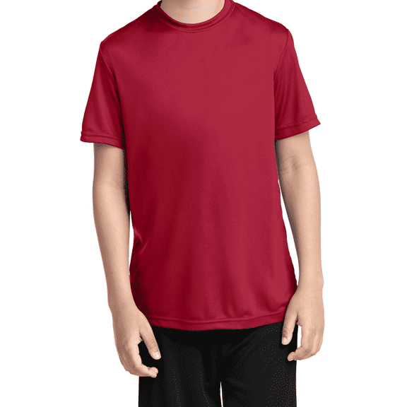 Youth Performance T Shirt UPF50 Moisture Wicking Polyester PC380Y