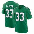 thumbnail image 1 of Youth Philadelphia DeJean 33 Kelly Green Stitched T-Shirts Sports Player Game Top, Small, 1 of 1