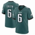 thumbnail image 1 of Youth Philadelphia Smith 6 Green Stitched T-Shirts Sports Player Game Top, Medium, 1 of 1