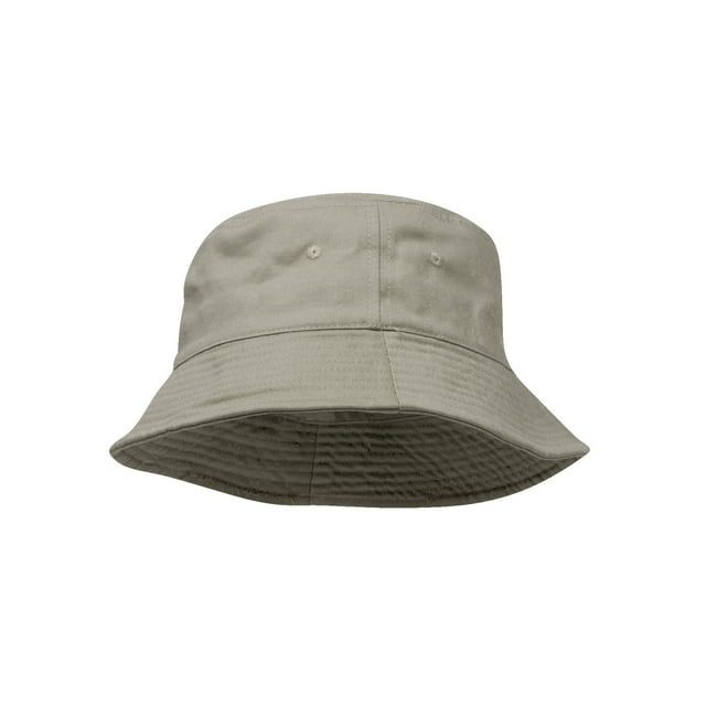 Youth Pigment Dyed Bucket Hat-Natural
