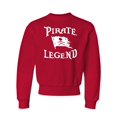 thumbnail image 1 of Youth Pirate Legend Jolly Roger Flag Crewneck Sweatshirt, 1 of 1