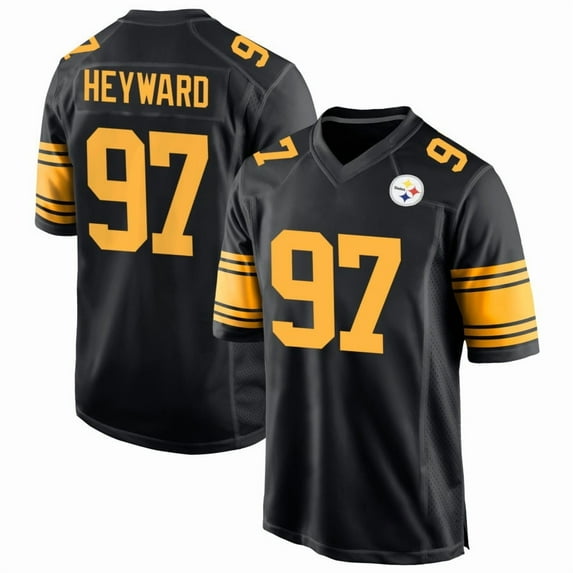 Youth Pittsburgh Heyward 97 Black Alternate Stitched T-Shirts Sports Player Game Top, Large