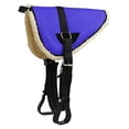 thumbnail image 1 of Youth/Pony Kodel Fleece Bottom Bareback Pad w/ Cordura Nylon Top (Blue), 1 of 1