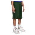 thumbnail image 1 of Youth PosiCharge Competitor Polyester Short Forest Green X-Large, 1 of 4