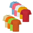 thumbnail image 1 of Youth Pro-Lock Performance T-Shirt, 100% Polyester Interlock Short Sleeve Jersey Tee Shirts, Mix Color Bulk T-Shirt (Bright Color 9 Pack, M), 1 of 7