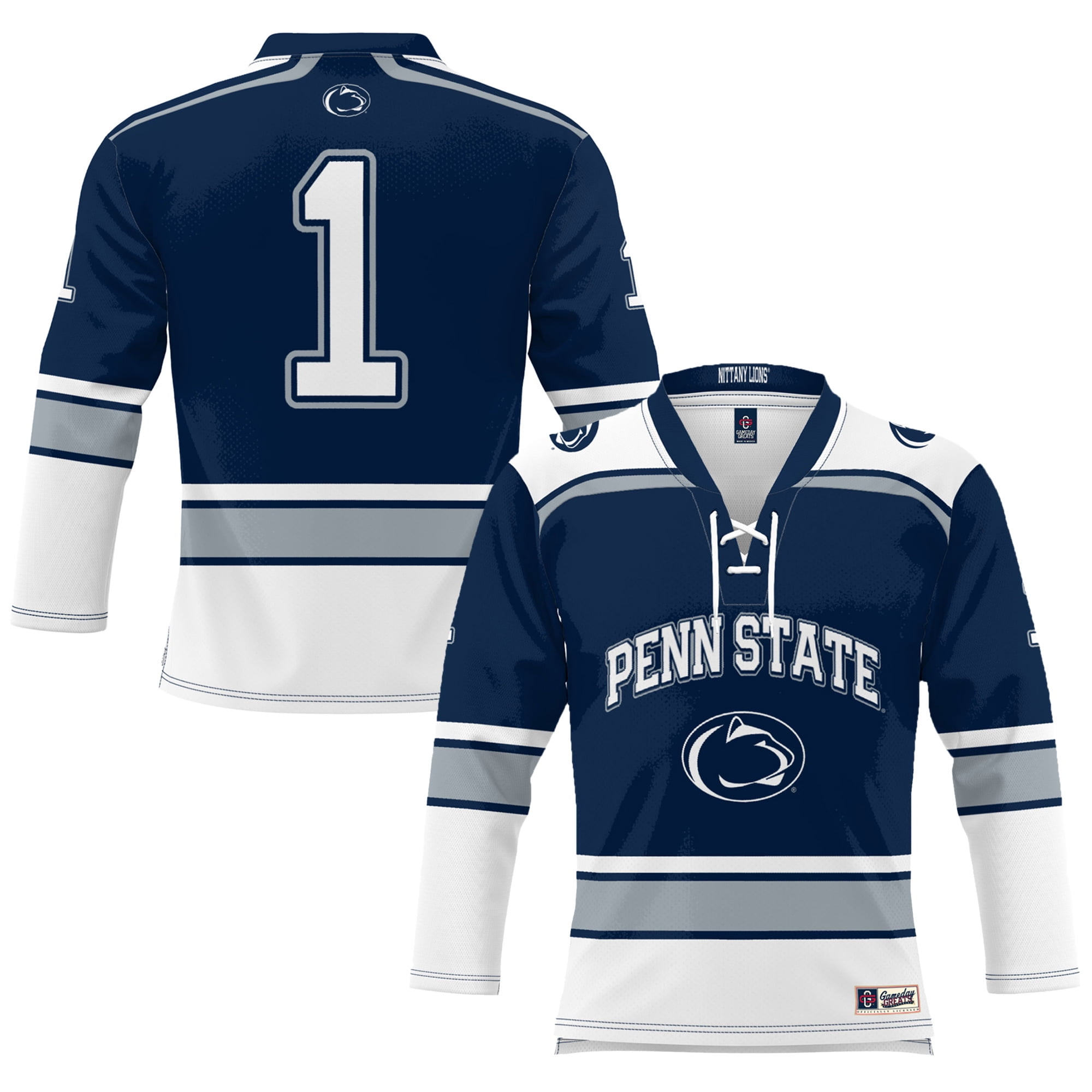 Youth ProSphere 1 Navy Penn State Nittany Lions Hockey Jersey