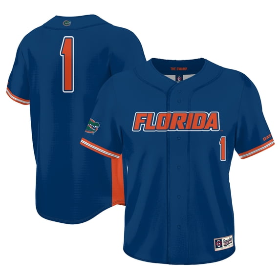 Youth ProSphere #1 Royal Florida Gators Baseball Jersey