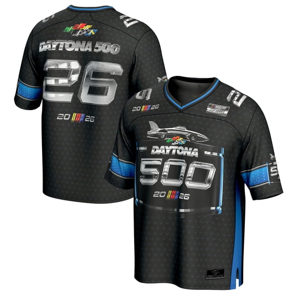 Youth ProSphere Black Daytona International Speedway 2026 Daytona 500 Football Jersey