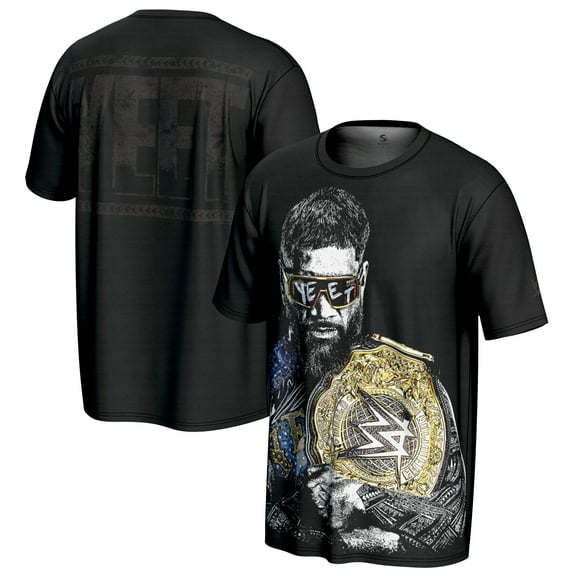 Youth ProSphere Black Jey Uso Title T-Shirt