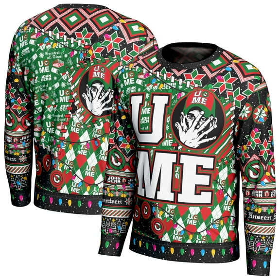 Youth ProSphere Black John Cena Holiday Sweater