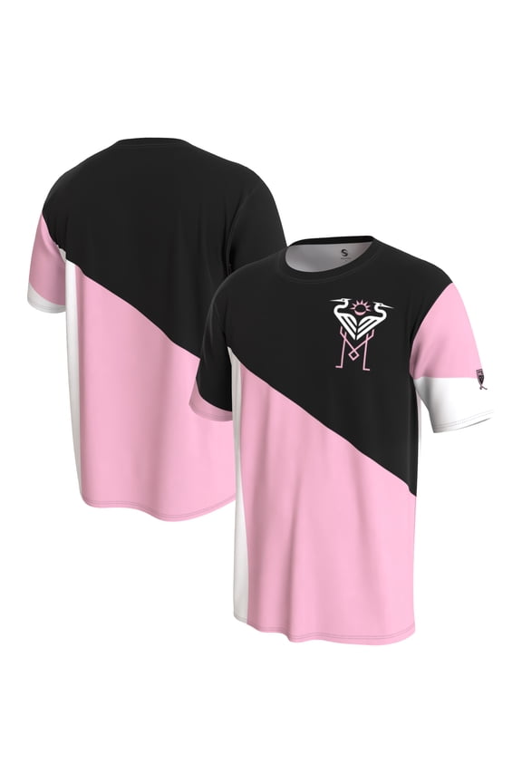 Youth ProSphere Black/Pink Inter Miami CF Patchwork T-Shirt