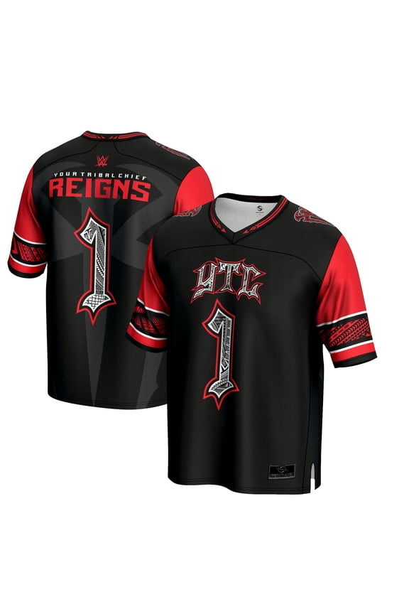 Youth ProSphere Black Roman Reigns YTC Football Jersey