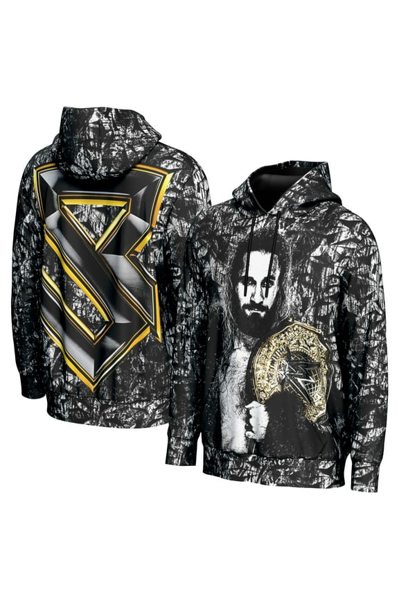Youth ProSphere Black Seth Rollins World Heavyweight Champion Hoodie