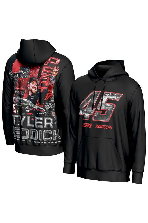 Youth ProSphere Black Tyler Reddick 3-Peat Hoodie