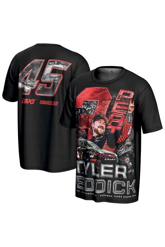 Youth ProSphere Black Tyler Reddick 3-Peat T-Shirt