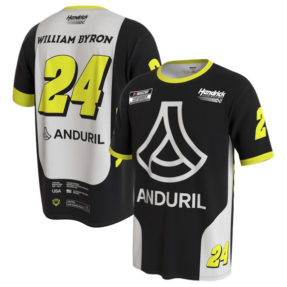 Youth ProSphere Black William Byron Anduril T-Shirt