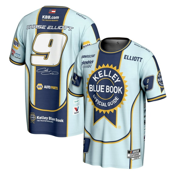 Youth ProSphere Blue Chase Elliott Kelley Blue Book T-Shirt