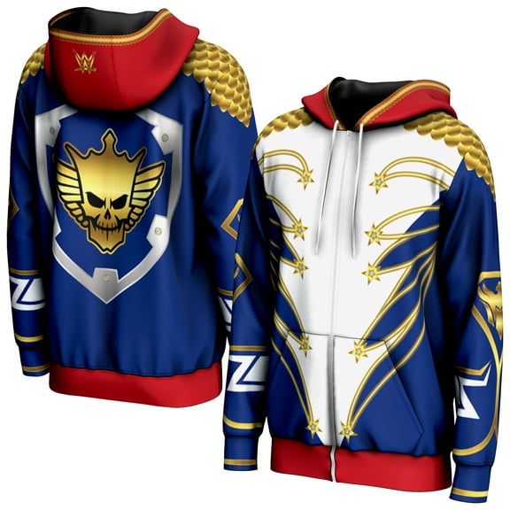 Youth ProSphere Blue Cody Rhodes WrestleMania 40 Entrance Full-Zip Jacket