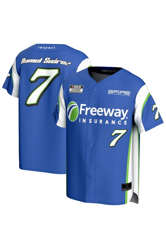 Youth ProSphere Blue Daniel Suarez Freeway Insurance Baseball Fashion Jersey