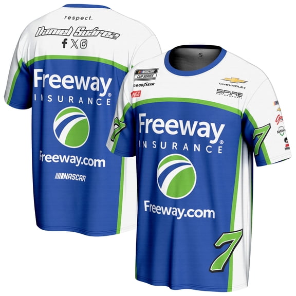 Youth ProSphere Blue Daniel Suarez Freeway Insurance T-Shirt