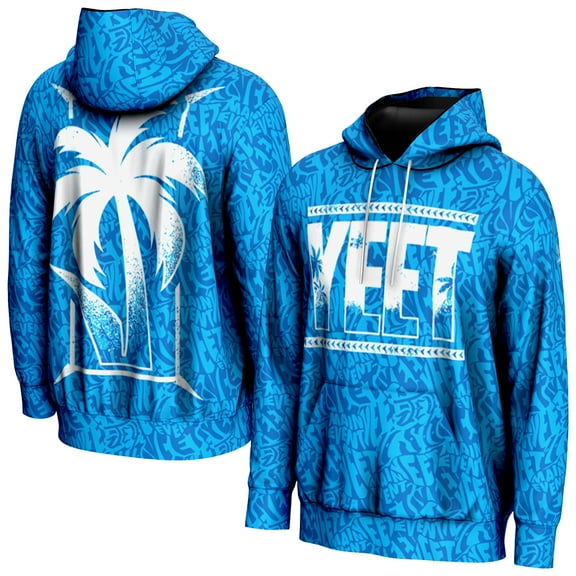 Youth ProSphere Blue Jey Uso Yeet Camo Pullover Hoodie