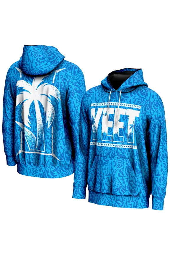 Youth ProSphere Blue Jey Uso Yeet Camo Pullover Hoodie