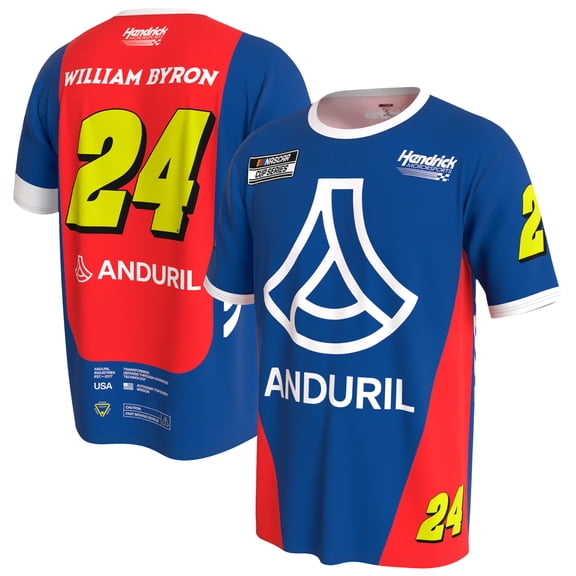 Youth ProSphere Blue William Byron Anduril T-Shirt