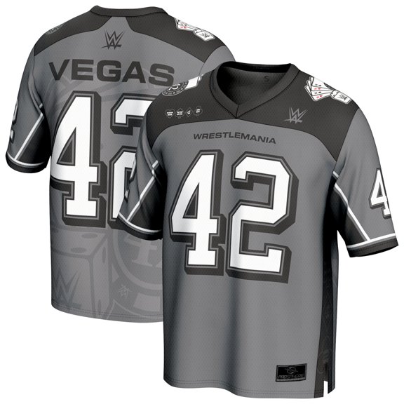 Youth ProSphere Gray WrestleMania 42 Football Fashion Jersey