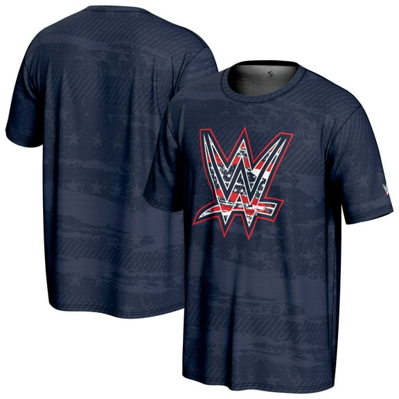 Youth ProSphere Navy WWE Logo Americana T-Shirt