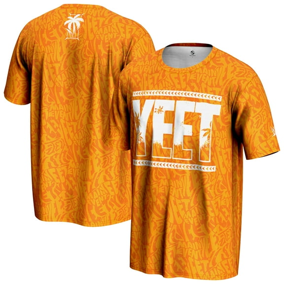 Youth ProSphere Orange Jey Uso Yeet Camo T-Shirt