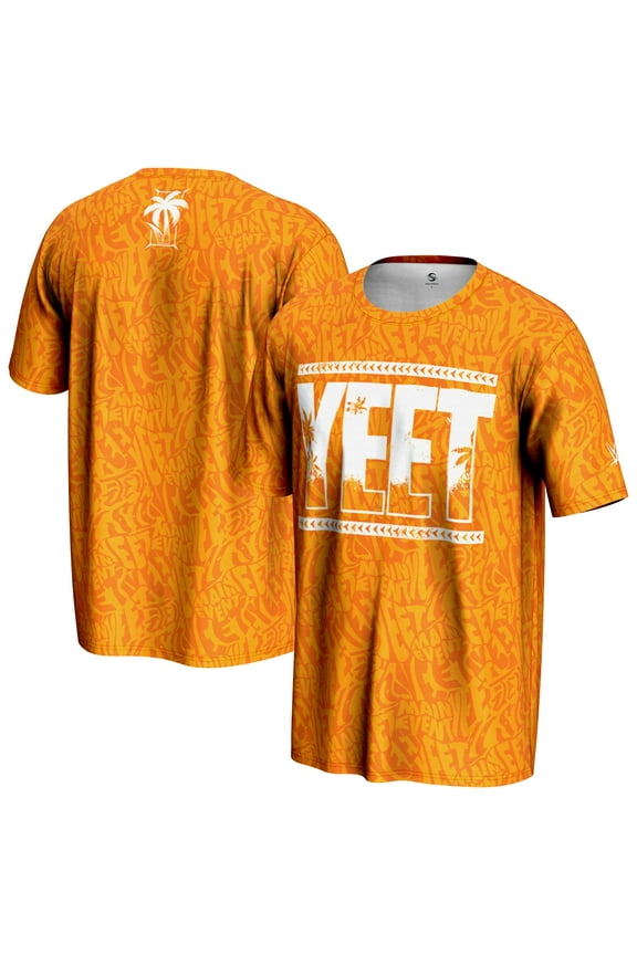 Youth ProSphere Orange Jey Uso Yeet Camo T-Shirt
