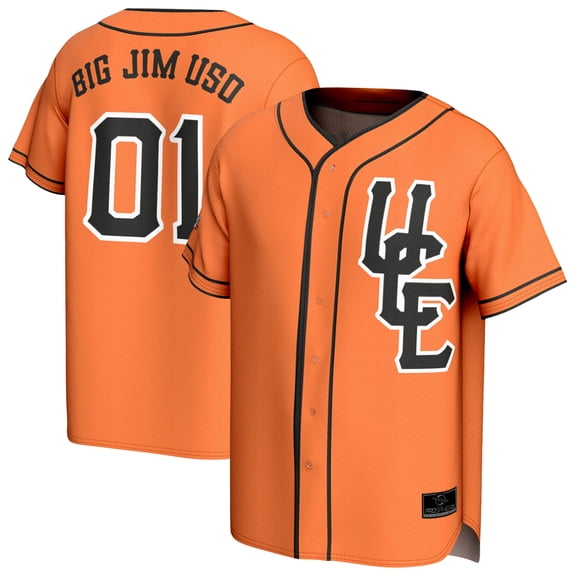 Youth ProSphere Orange Jimmy Uso Fashion Baseball Jersey