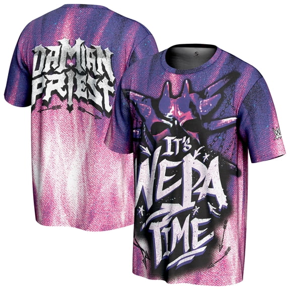 Youth ProSphere Purple Damian Priest Wepa Time T-Shirt