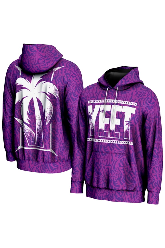 Youth ProSphere Purple Jey Uso Yeet Camo Pullover Hoodie