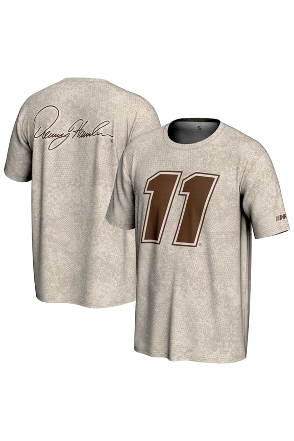 Youth-ProSphere Tan Denny Hamlin 2025 NASCAR Salutes Collection T-Shirt