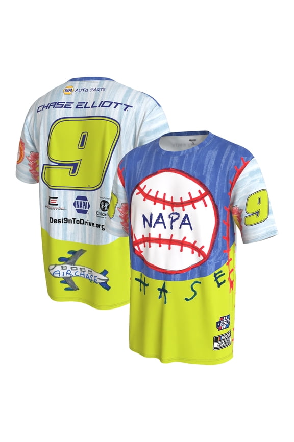 Youth ProSphere White Chase Elliott NAPA T-Shirt