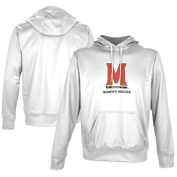 Youth ProSphere White Maryland Terrapins Women's Soccer Logo Pullover Hoodie